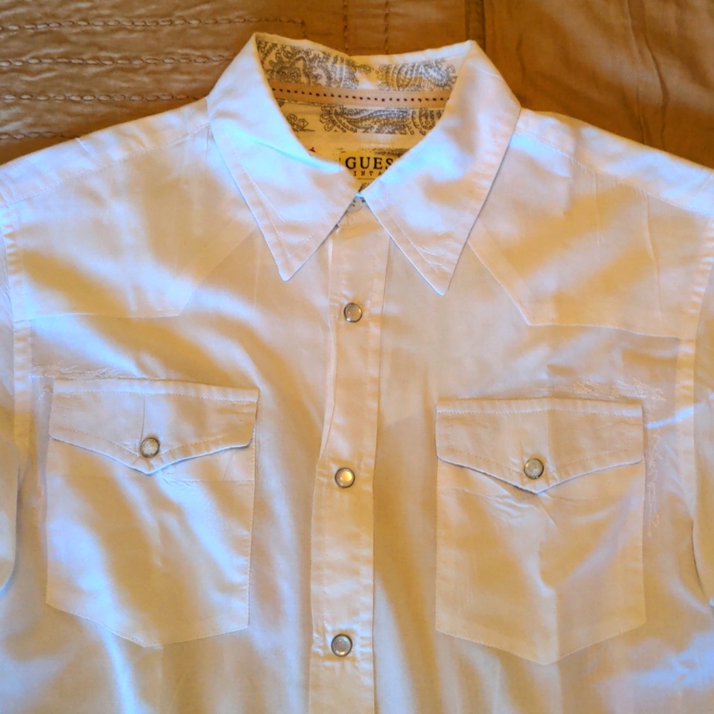 Guess men's x-small long sleeve shirt
